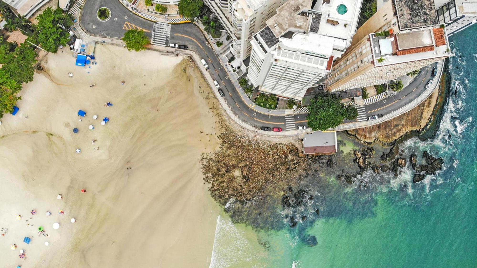 Vista Incrivel Beira-Mar Espacoso 4 Qts Ac Гуаружа Экстерьер фото